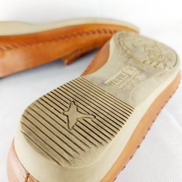 PIKOLINOS tan loafer slip on soft leather men's shoes moccasins size 41 - Picture 12 of 13